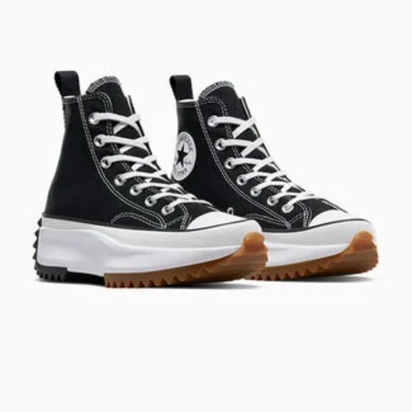 Converse run star hike platform Black High-Top Sneakers 6.5 - Picture 6 of 6